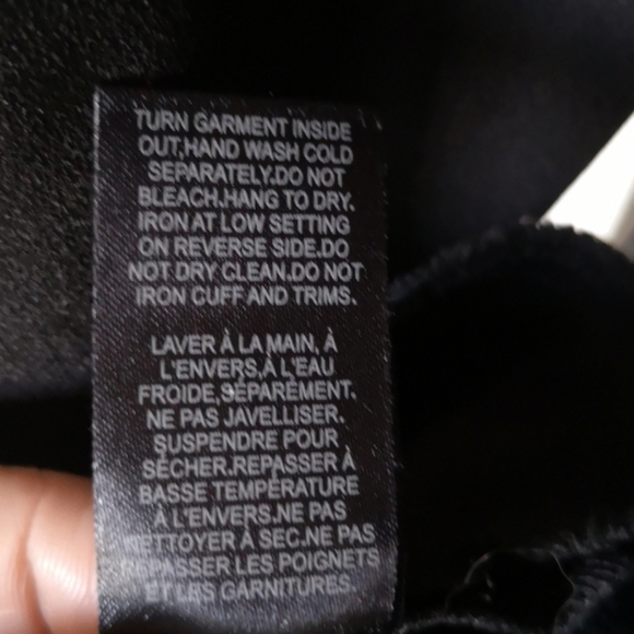 RW&CO. - Black Shift Dress with Applique Flowers - Picture 8 of 9